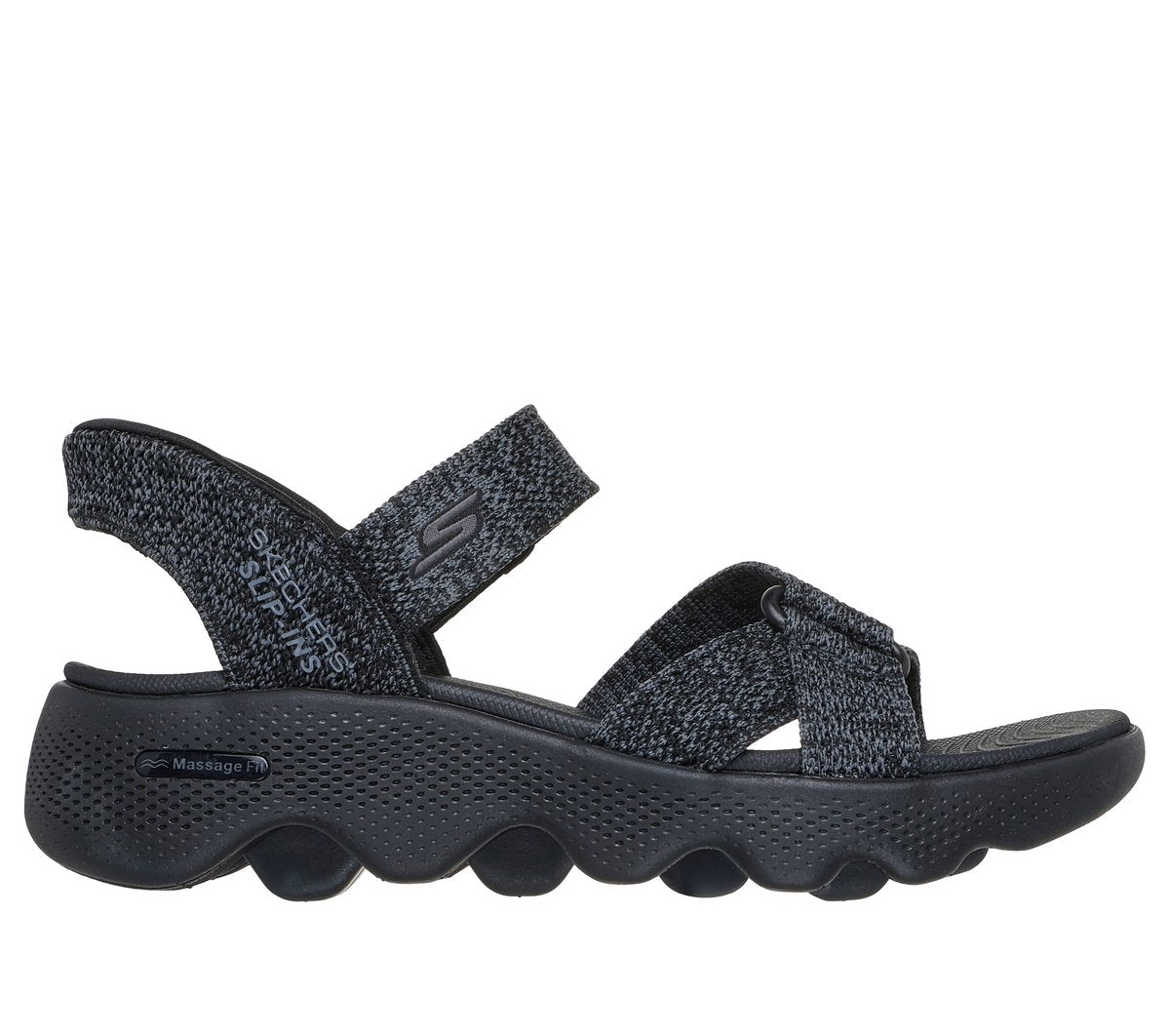 Slip-ins: GO WALK Massage Fit Sandal - Heather Shoes | Women Skechers near me