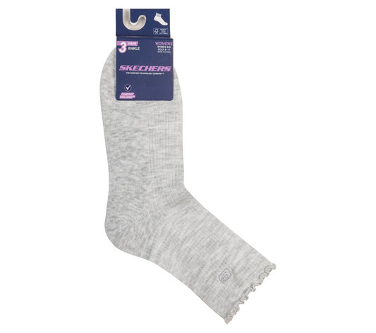 3 Pack Women's Ankle Lettuce Socks | Skechers for sale