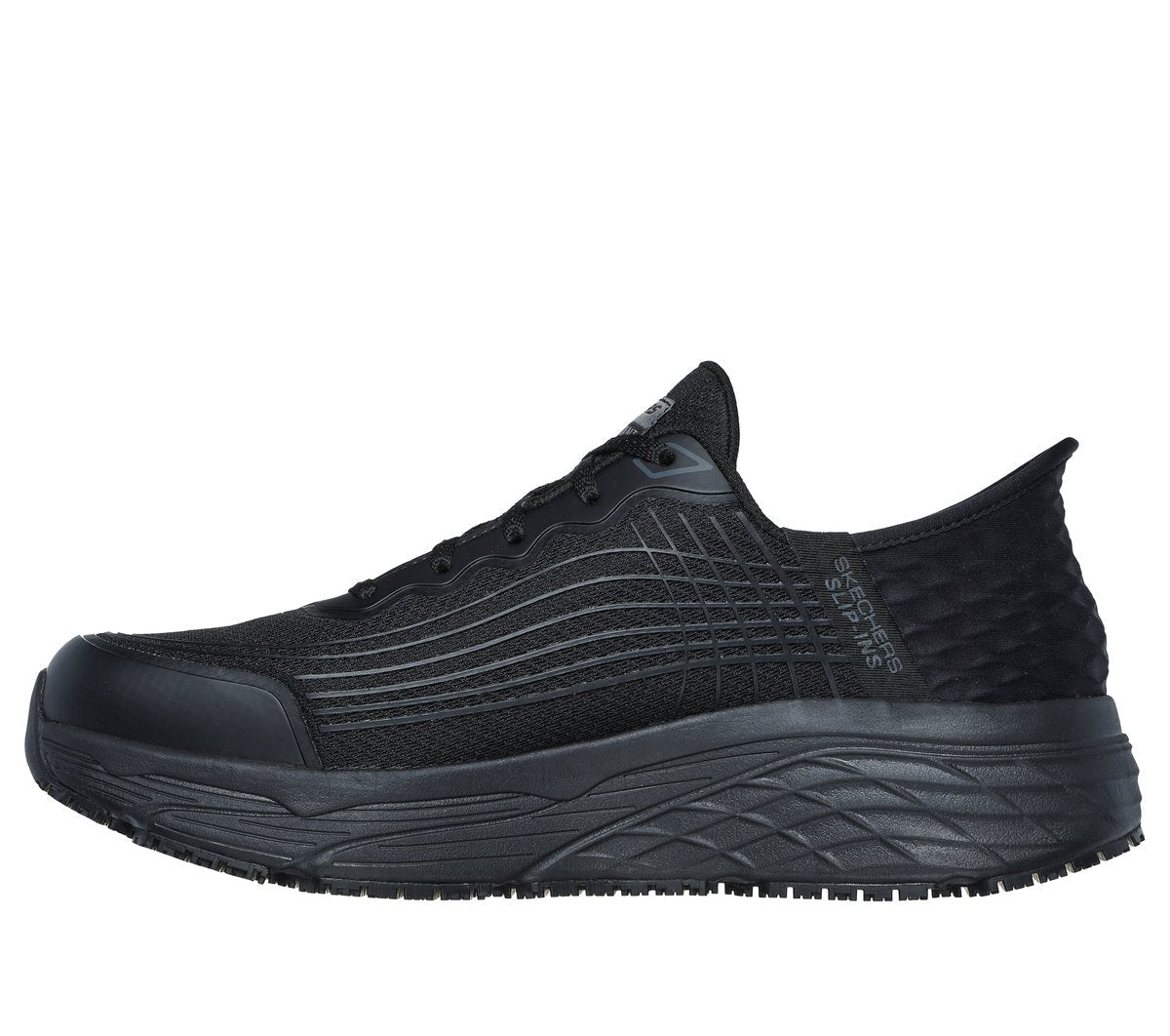 Slip-ins Work Slip-Resistant Relaxed Fit: Max Cushioning Elite - Remmal Shoes | Men Skechers near me