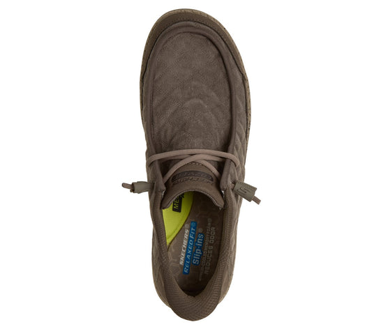 Slip-ins Relaxed Fit: Melson - Cozy Fit Diamond Moc Shoes | Men Skechers near me