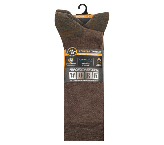 Work: 3 Pack Men's Over Calf Compression Socks | Skechers for sale