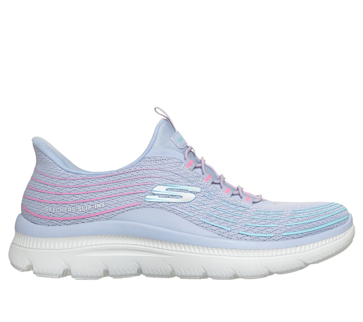 Slip-ins: Summits Plus - Bright Wave Shoes | Women Skechers for sale
