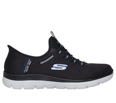 BLACK / LIGHT BLUE