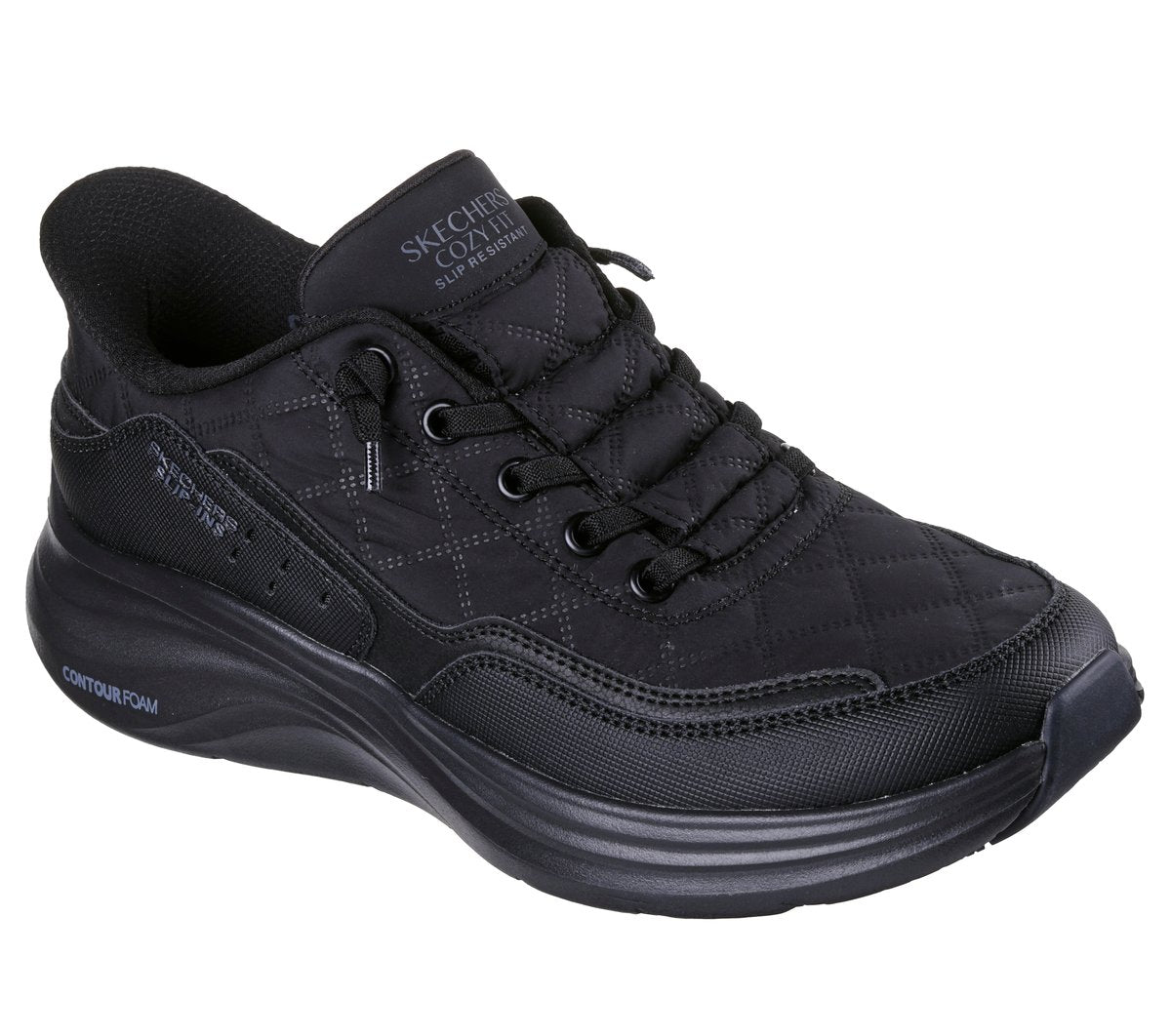 Slip-ins Work Slip-Resistant: Contour Foam - Cozy Fit Shoes | Women Skechers sale