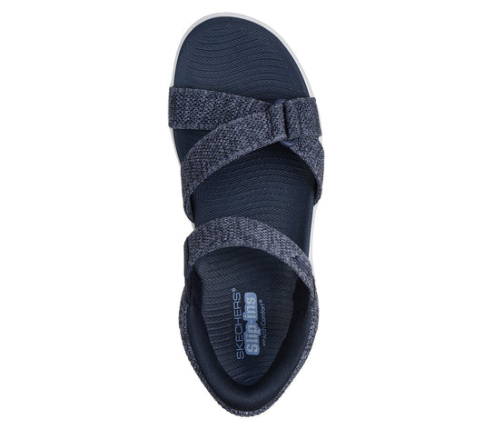 Slip-ins: GO WALK Massage Fit Sandal - Heather Shoes | Women Skechers near me