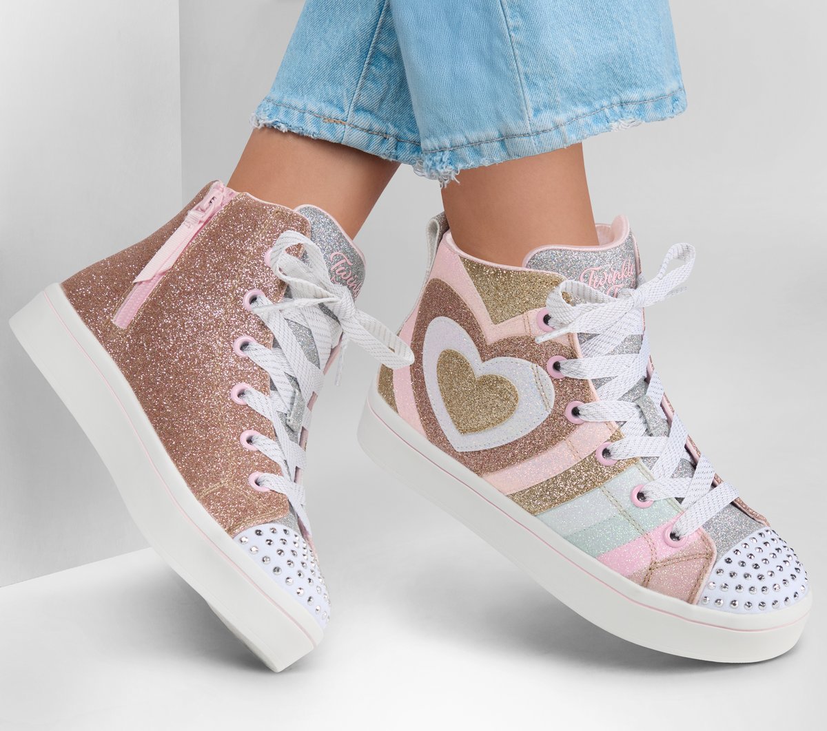 Twinkle Toes: HI-Lites - Heart Pop Shoes | Women Skechers online