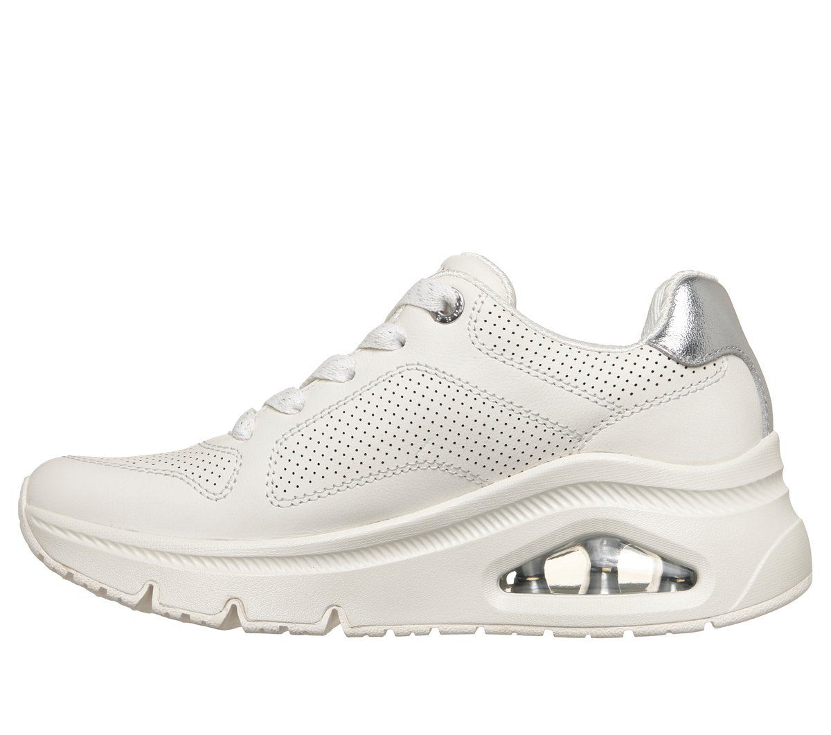 Premium Leather UNO Icon - Idolized Air Shoes | Women Skechers for sale