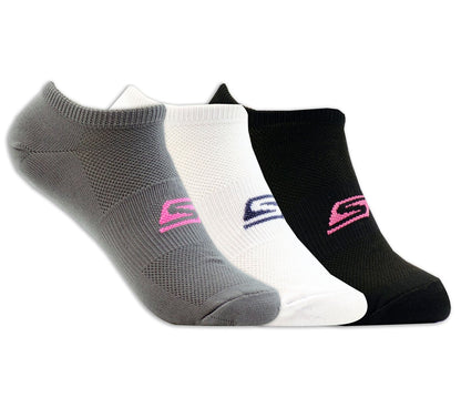 3 Pack No Show Stretch Socks | Skechers sale