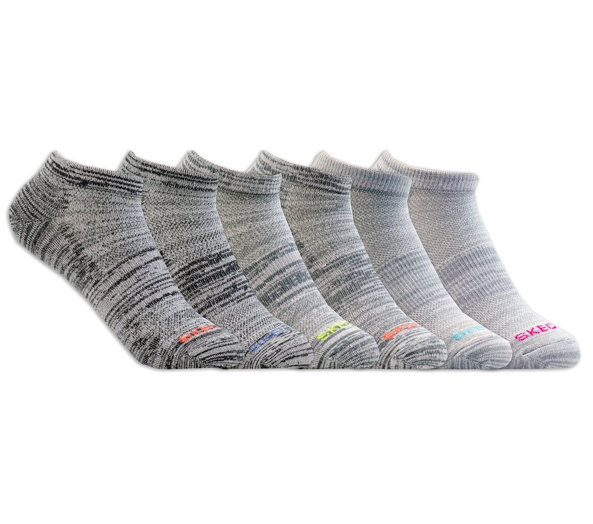 6 Pack Women's Low Cut Sport Stripe Socks | Skechers near me