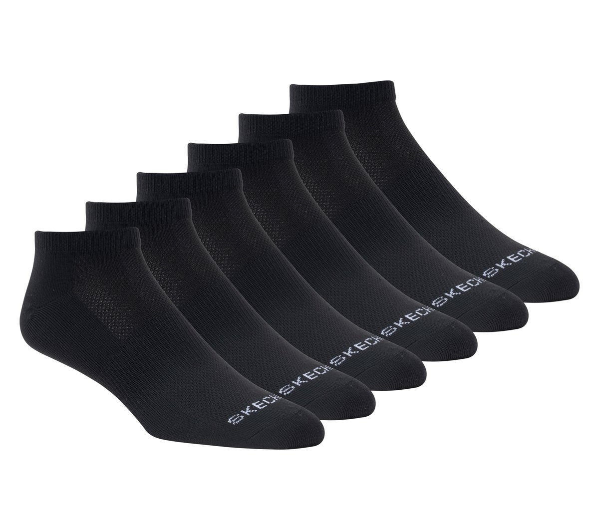 6 Pack Women's Low Cut Sport Stripe Socks | Skechers near me
