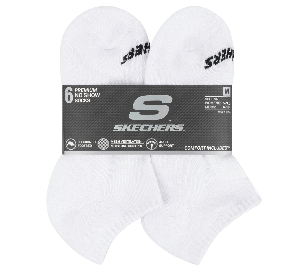 6 Pack Core Low Cut Medium Socks | Skechers for sale
