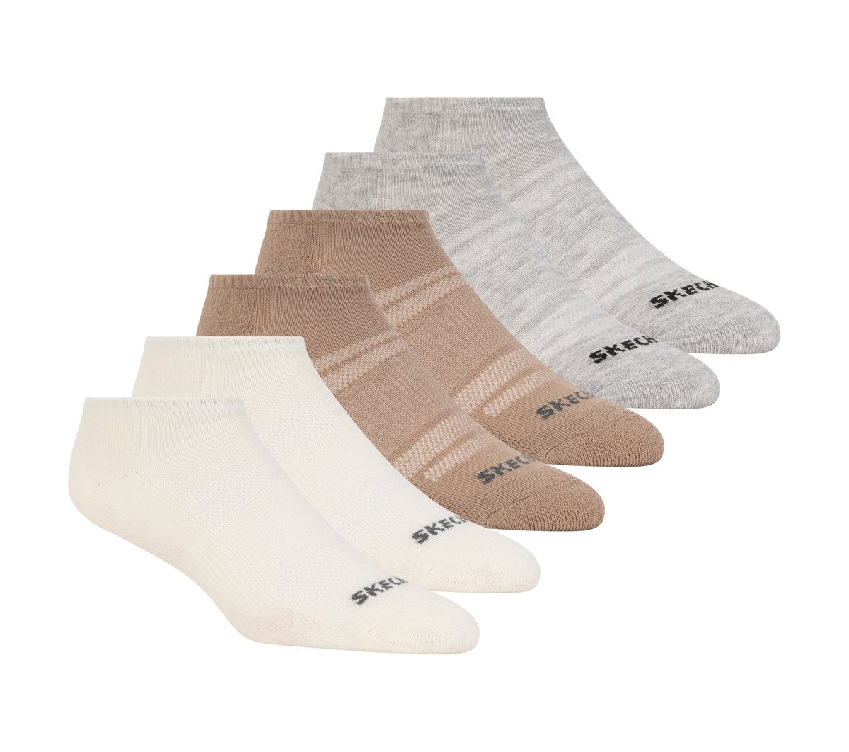 6 Pack Core Low Cut Medium Socks | Skechers for sale