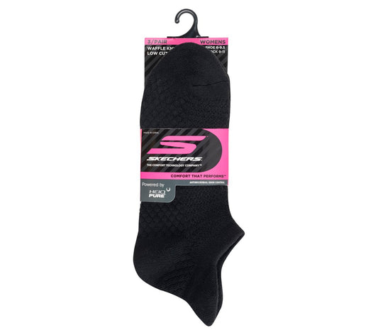 3 Pack Women's Performance Low Cut Textured Socks | Skechers near me