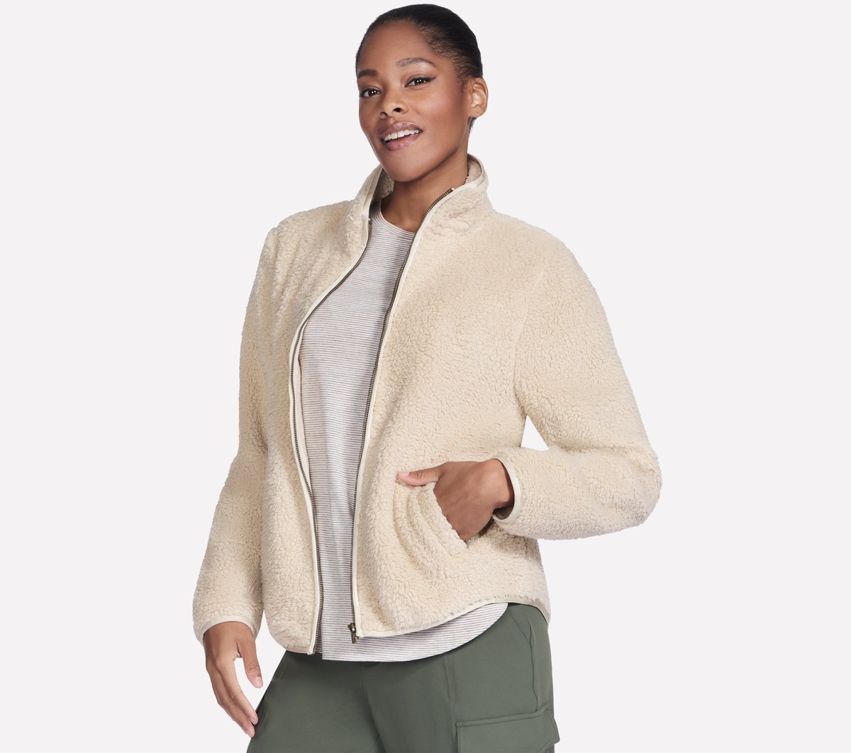 Skech-Sherpa Jacket | Women Skechers near me