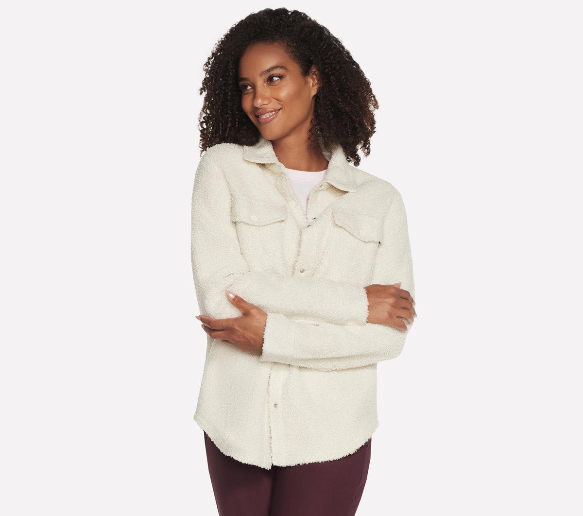 Sherpa Shacket | Women Skechers for sale