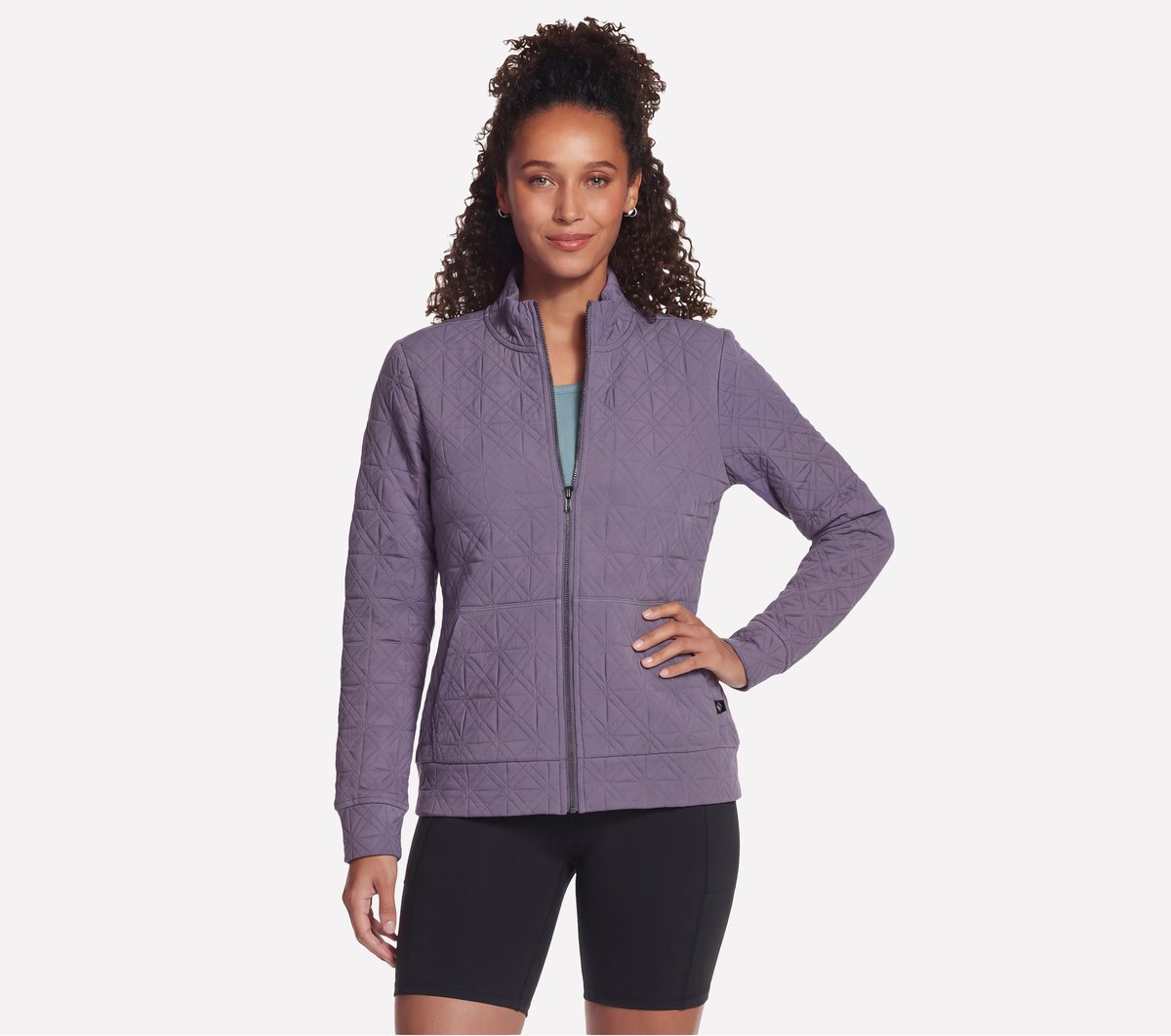 GO WALK Everywhere Cozy Fit Diamond Jacket | Women Skechers for sale
