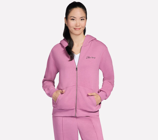 SKECH SWEATS Signature Full Zip Hoodie | Women Skechers for sale