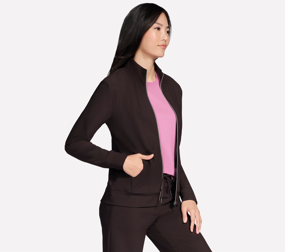 GO Luxe Rib Everyday Full Zip Jacket | Women Skechers near me