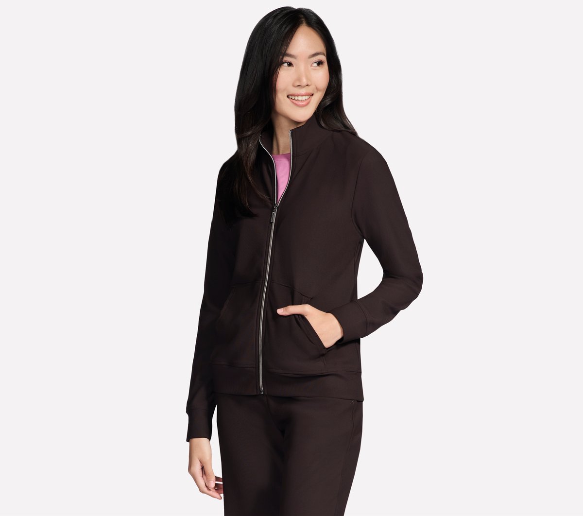 GO Luxe Rib Everyday Full Zip Jacket | Women Skechers near me