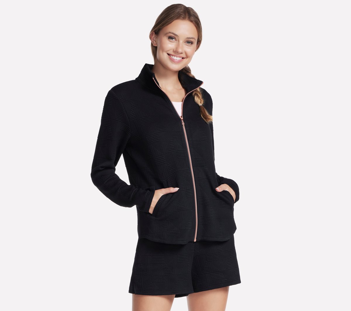 Diamond Ottoman Jacket | Women Skechers outlet