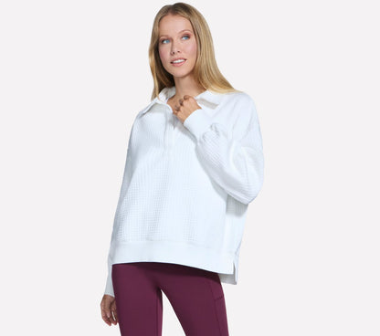 Downtown Cozy Fit Collared Long Sleeve | Women Skechers near me