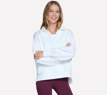Downtown Cozy Fit Collared Long Sleeve | Women Skechers near me