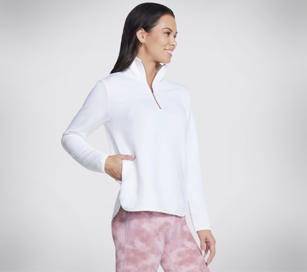 Soft Knit Ottoman 1/4 Zip | Women Skechers for sale