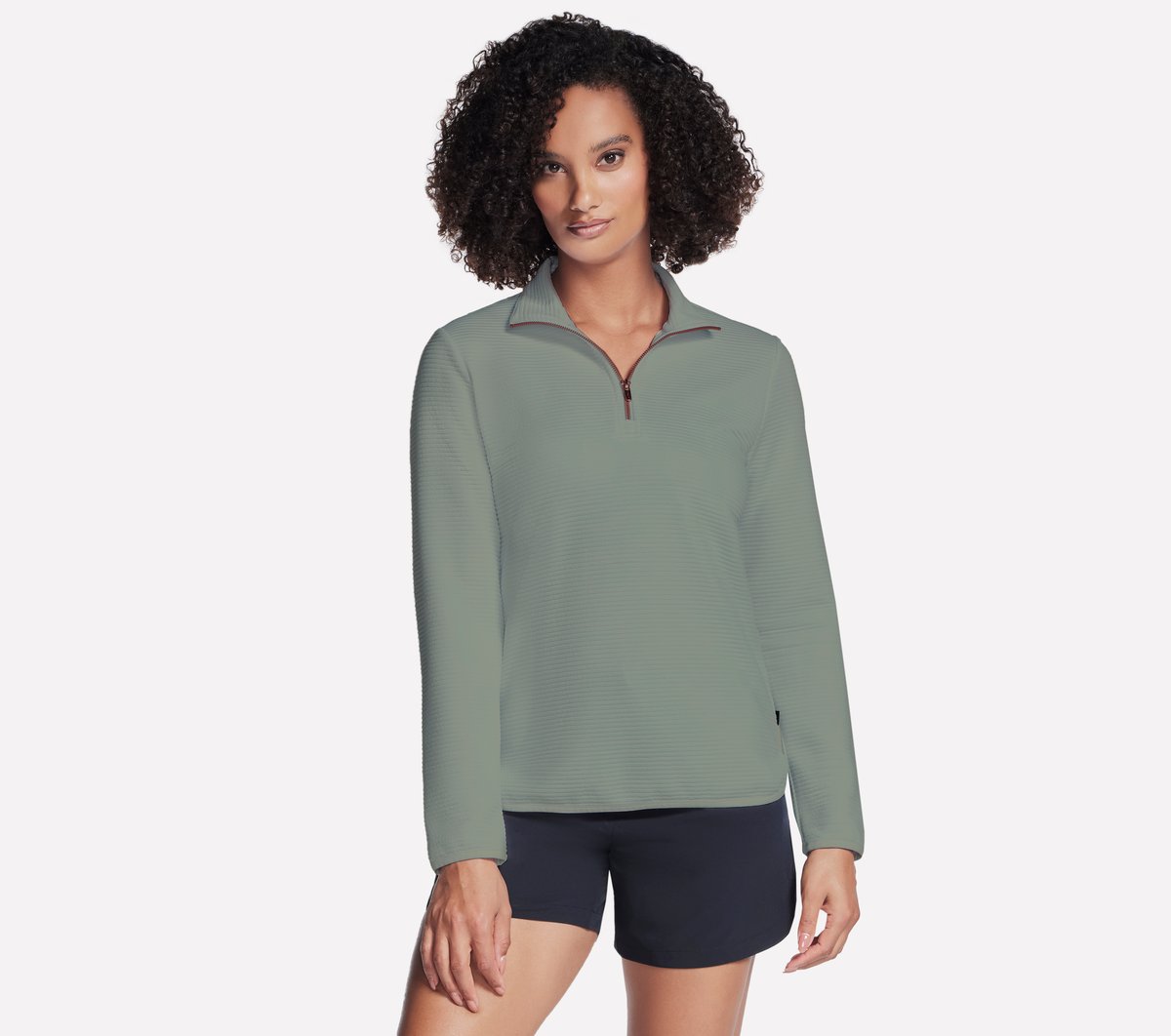 Soft Knit Ottoman 1/4 Zip | Women Skechers for sale