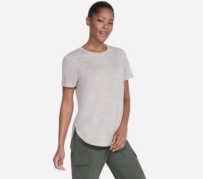 GO DRI Swift Stripe Tunic Tee | Women Skechers for sale