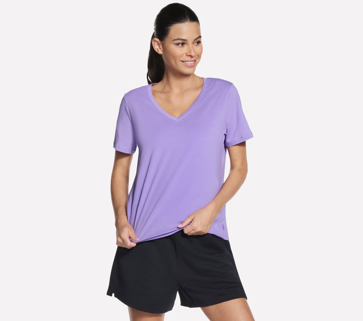 Pima V-Neck Tee | Women Skechers outlet