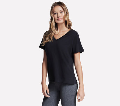 Pima V-Neck Tee | Women Skechers outlet