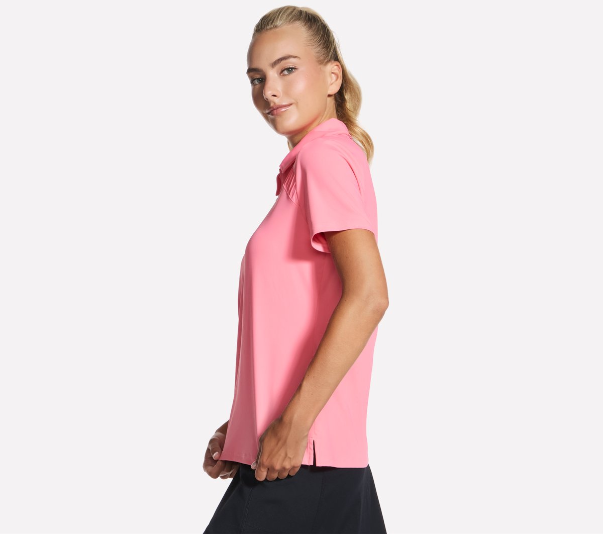 GO GOLF Short Sleeve Birdie Zip Front Polo | Women Skechers near me