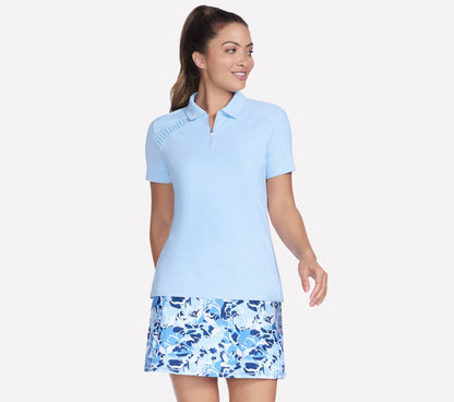 GO GOLF Short Sleeve Birdie Zip Front Polo | Women Skechers near me