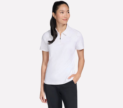 GO GOLF Short Sleeve Birdie Zip Front Polo | Women Skechers near me