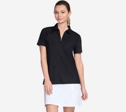 GO GOLF Short Sleeve Birdie Zip Front Polo | Women Skechers near me