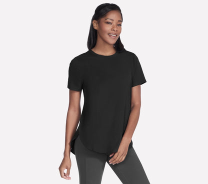 GO WALK Luxe Rib Tunic Tee | Women Skechers discount