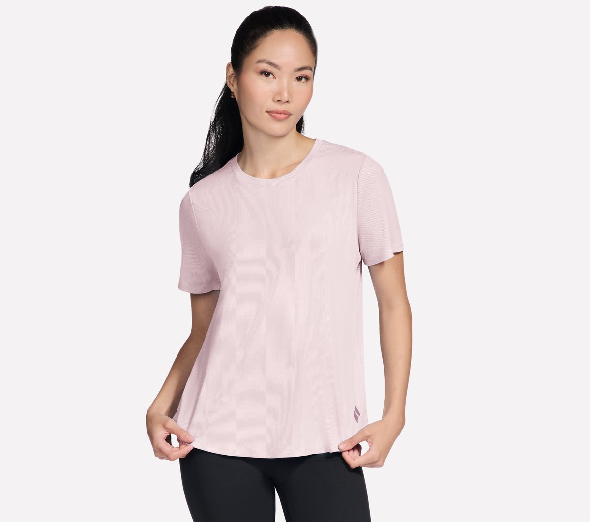 GO WALK Luxe Rib Tee | Women Skechers near me