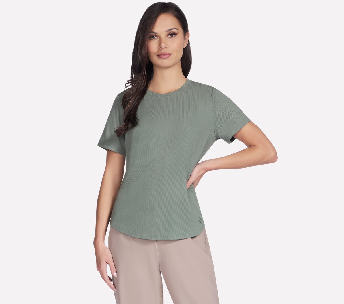 GO WALK Luxe Rib Tee | Women Skechers near me