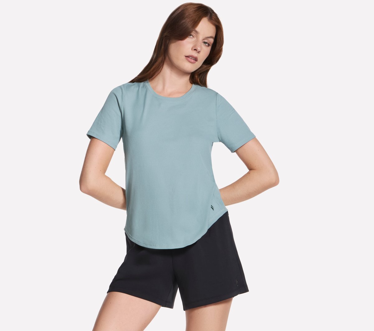 GO WALK Luxe Rib Tee | Women Skechers near me