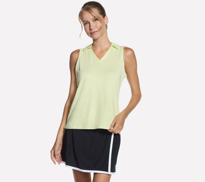 GO DRI Swift Polo Tank | Women Skechers outlet