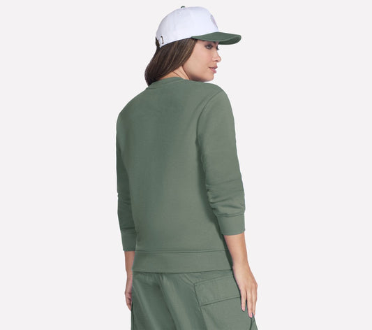 Collegiate Crest Crewneck | Women Skechers for sale