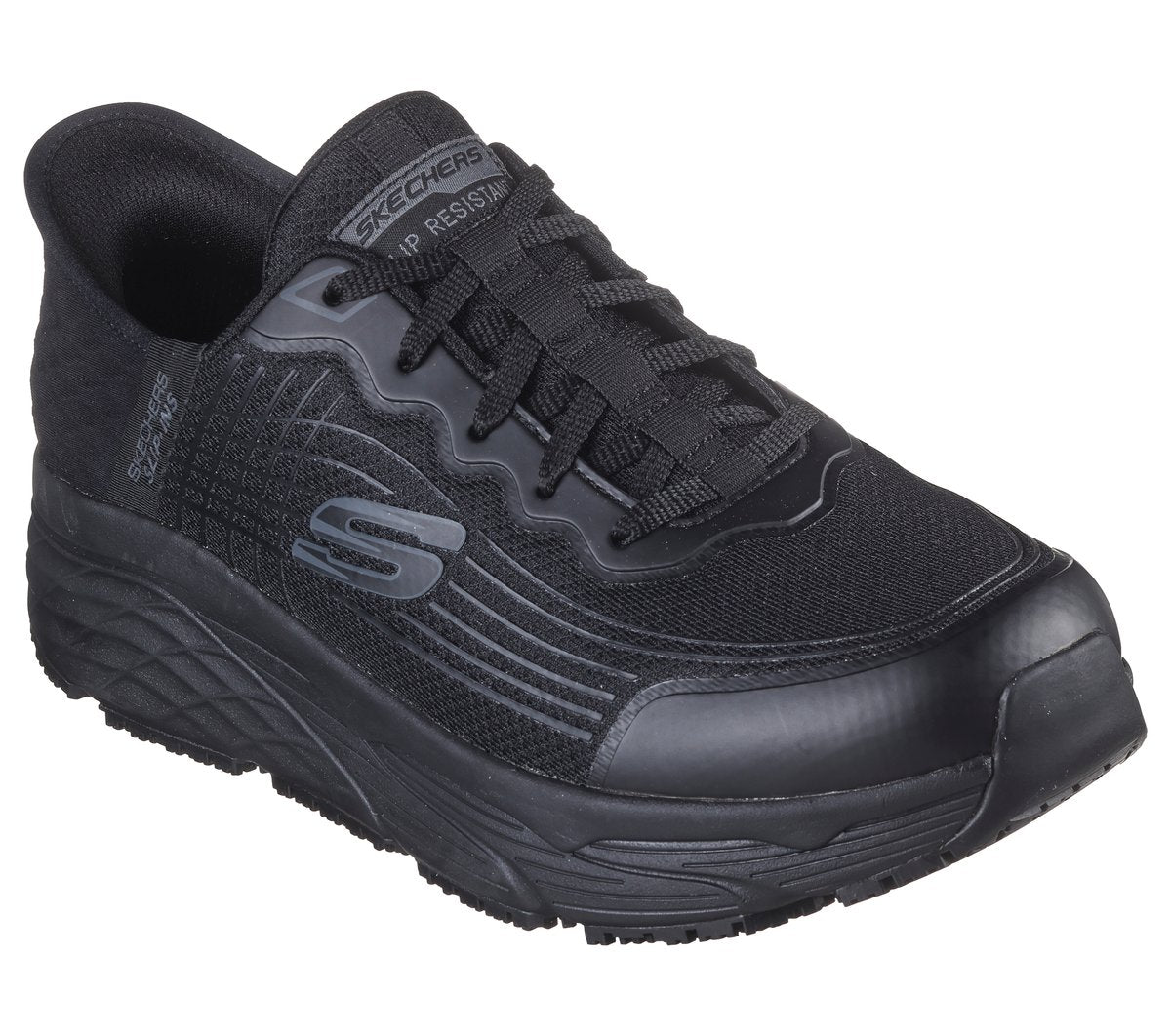 Slip-ins Work Slip-Resistant Relaxed Fit: Max Cushioning Elite - Remmal Shoes | Men Skechers near me