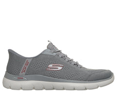 GRAY / RED