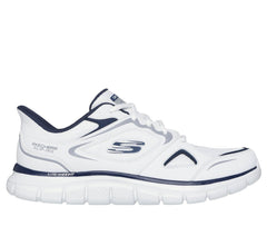WHITE / NAVY