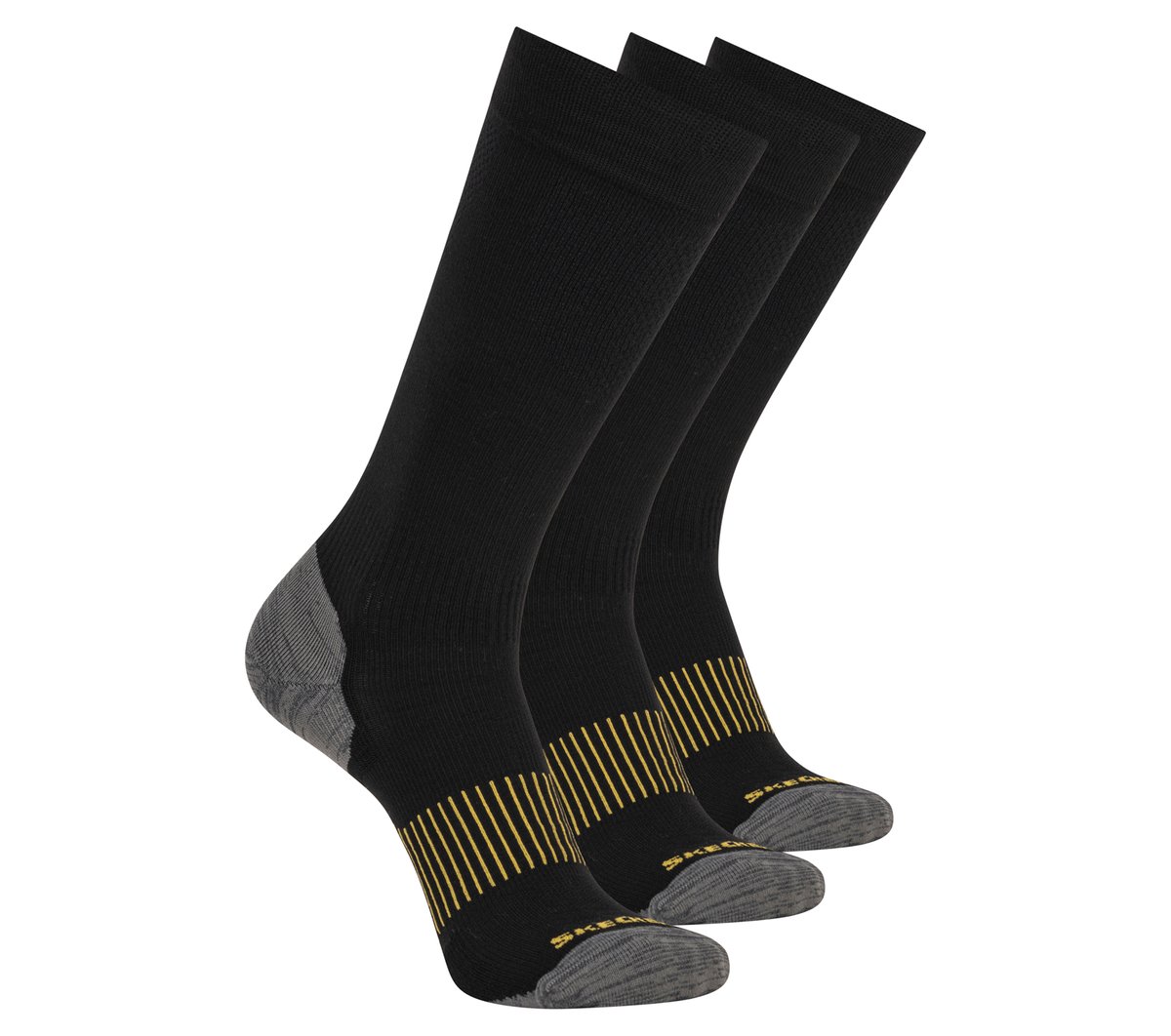 Work: 3 Pack Men's Over Calf Compression Socks | Skechers for sale