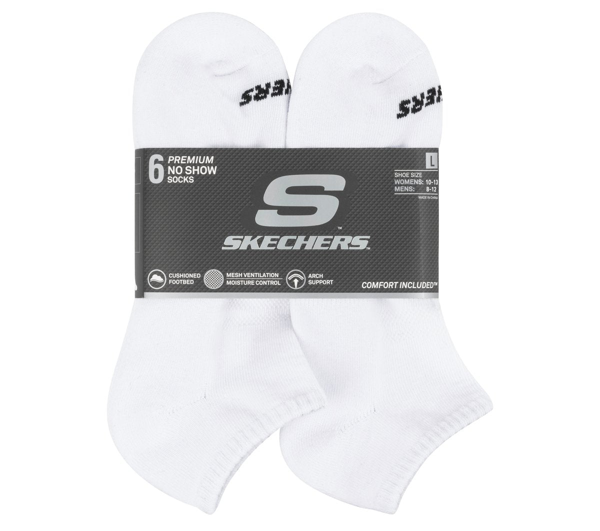 6 Pack Core Low Cut Large Socks | Skechers near me