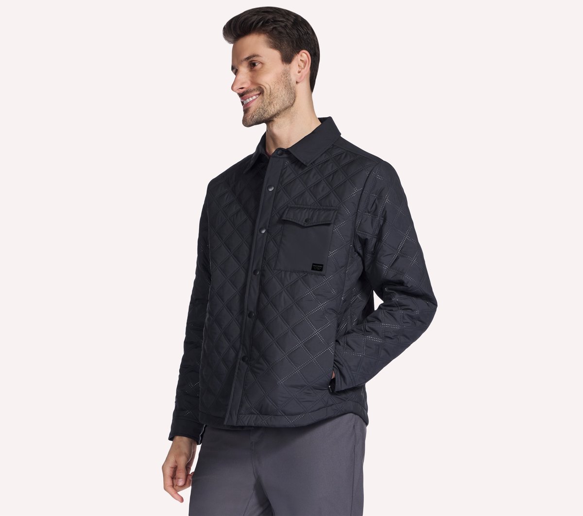 GO SHIELD Cozy Fit Altitude Bonded Jacket | Men Skechers for sale