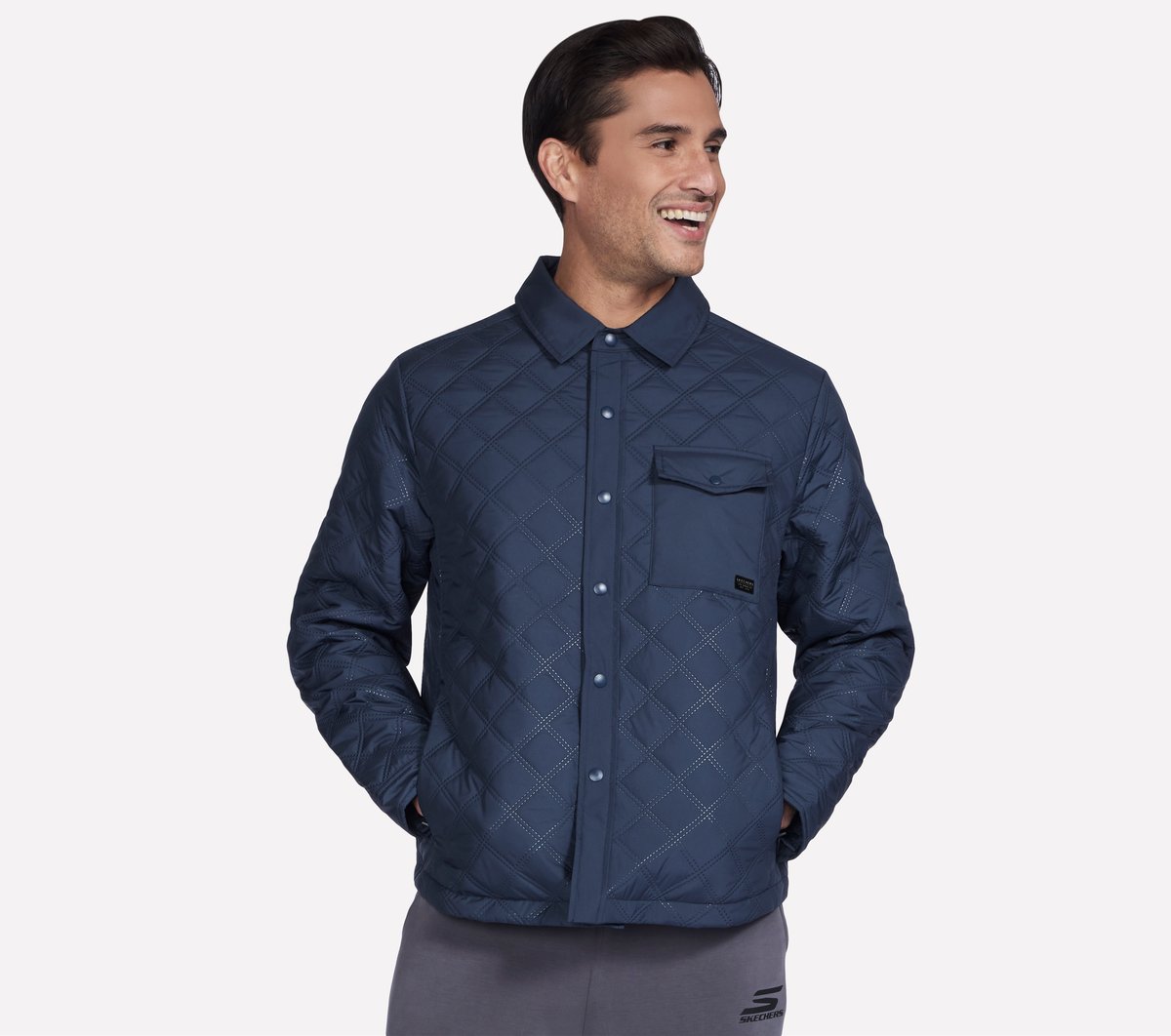 GO SHIELD Cozy Fit Altitude Bonded Jacket | Men Skechers for sale