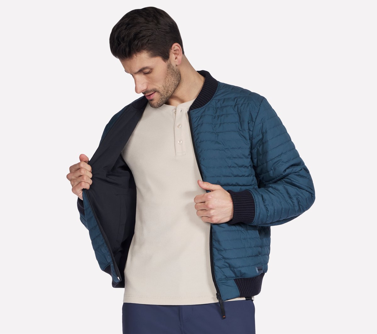Alpha Reversible Bomber | Men Skechers for sale