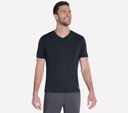 GO DRI Pima Short Sleeve V-Neck | Men Skechers outlet